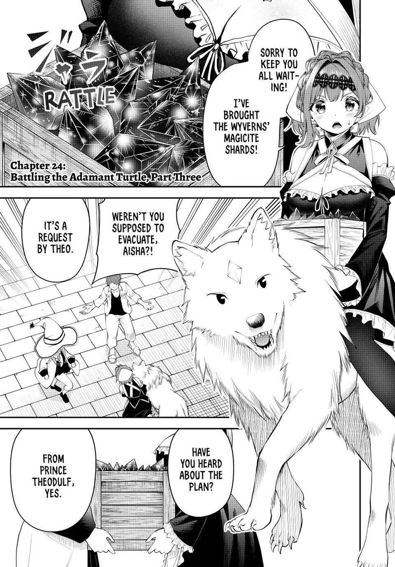 Tsuihou Sareta Tensei Ouji Auto Craft Skill De Ryouchi O Bakusoku De Kaitakushi Saikyou No Mura O Tsukutte Shimau Saikyou Crafting Skill De Hajimeru Rakuraku Ryouchi Kaitaku Slow Life Chapter 24 Page 1