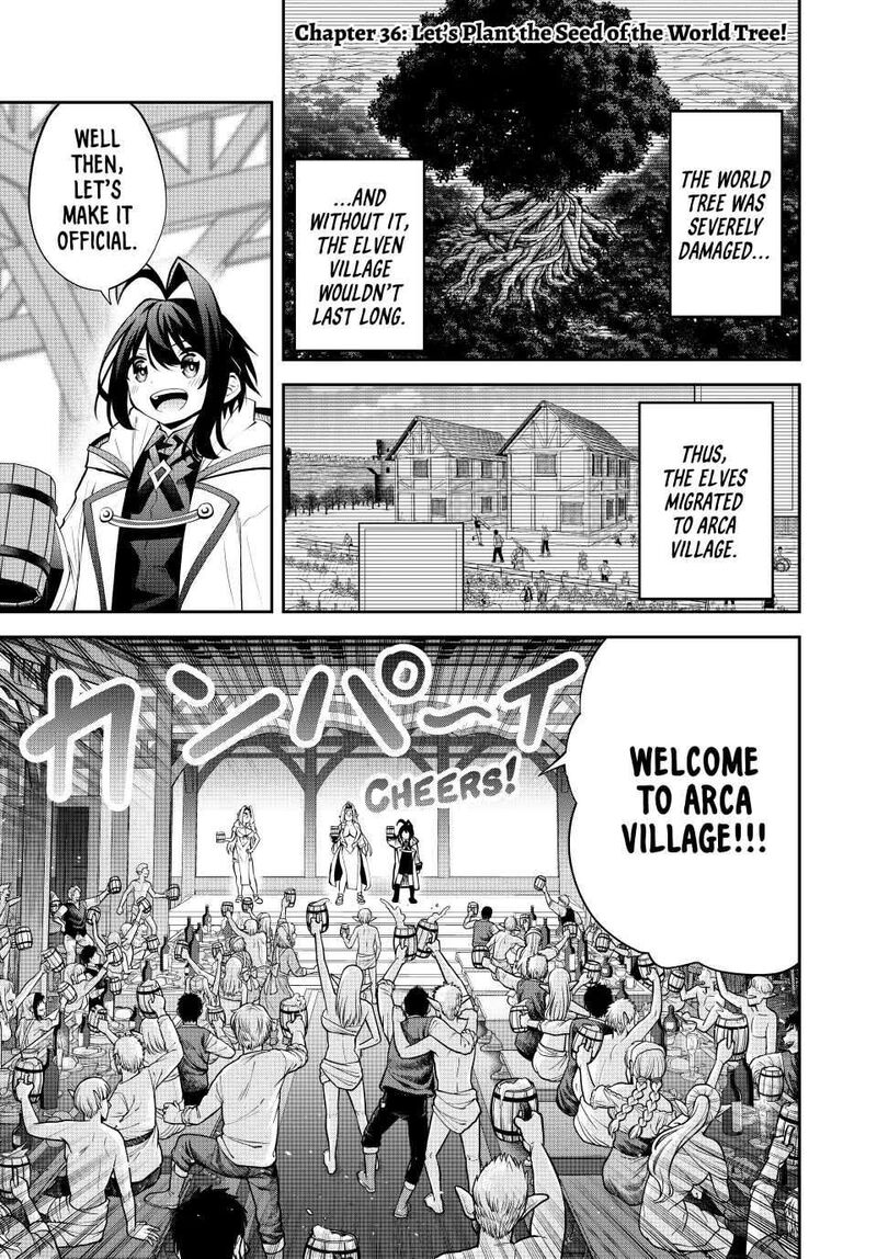 Tsuihou Sareta Tensei Ouji Auto Craft Skill De Ryouchi O Bakusoku De Kaitakushi Saikyou No Mura O Tsukutte Shimau Saikyou Crafting Skill De Hajimeru Rakuraku Ryouchi Kaitaku Slow Life Chapter 36 Page 1