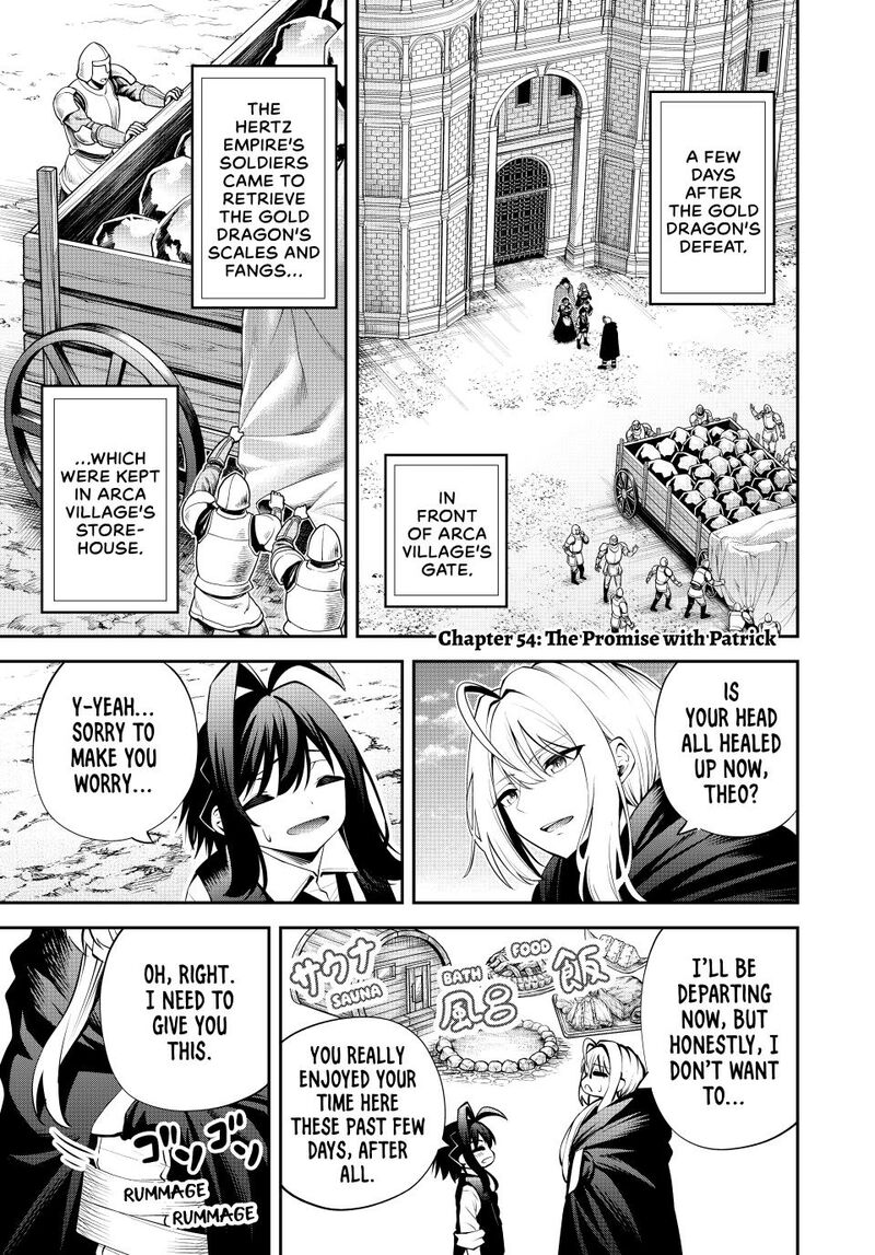 Tsuihou Sareta Tensei Ouji Auto Craft Skill De Ryouchi O Bakusoku De Kaitakushi Saikyou No Mura O Tsukutte Shimau Saikyou Crafting Skill De Hajimeru Rakuraku Ryouchi Kaitaku Slow Life Chapter 54 Page 1