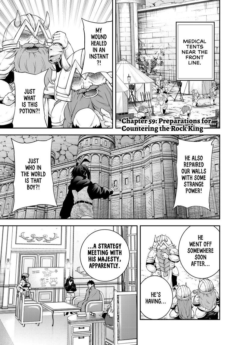Tsuihou Sareta Tensei Ouji Auto Craft Skill De Ryouchi O Bakusoku De Kaitakushi Saikyou No Mura O Tsukutte Shimau Saikyou Crafting Skill De Hajimeru Rakuraku Ryouchi Kaitaku Slow Life Chapter 59 Page 1