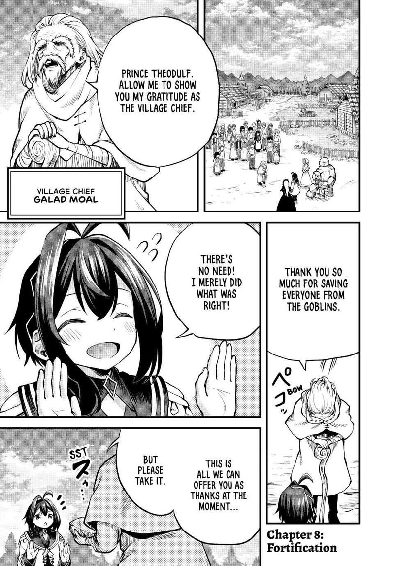 Tsuihou Sareta Tensei Ouji Auto Craft Skill De Ryouchi O Bakusoku De Kaitakushi Saikyou No Mura O Tsukutte Shimau Saikyou Crafting Skill De Hajimeru Rakuraku Ryouchi Kaitaku Slow Life Chapter 8 Page 1