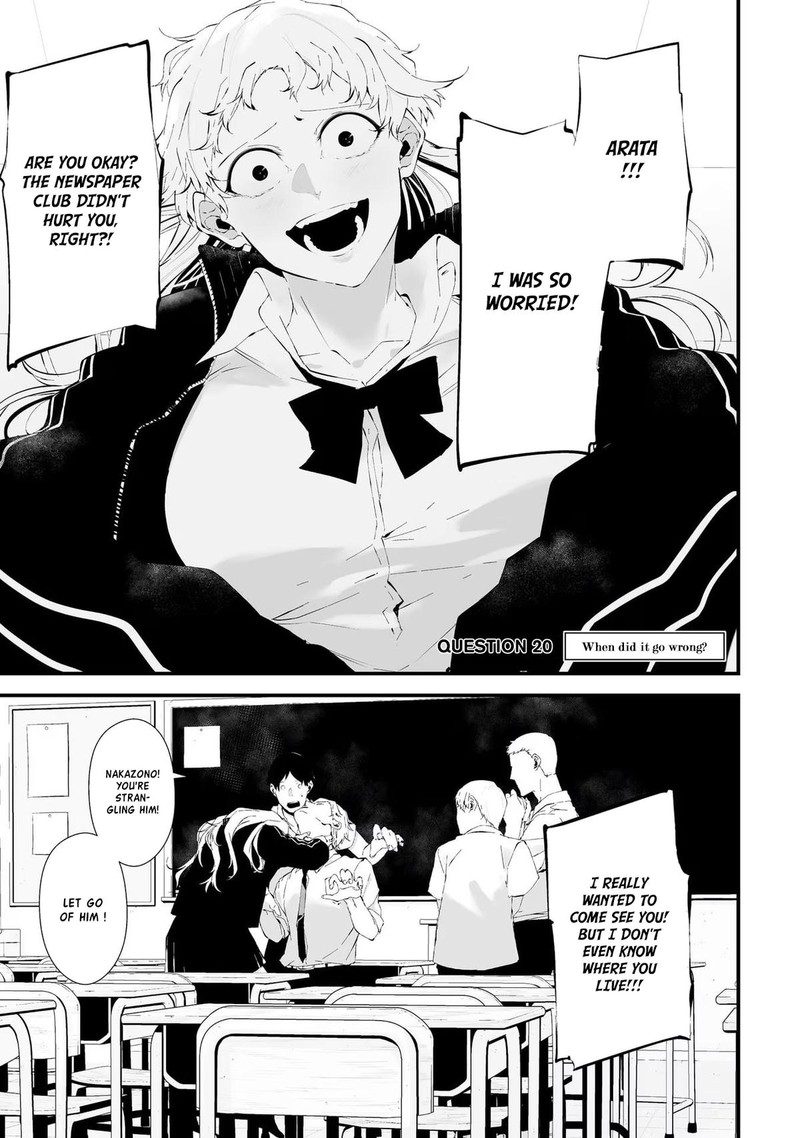 Tsurenai Hodo Aokute Azatoi Kurai Ni Akai Chapter 20 Page 1