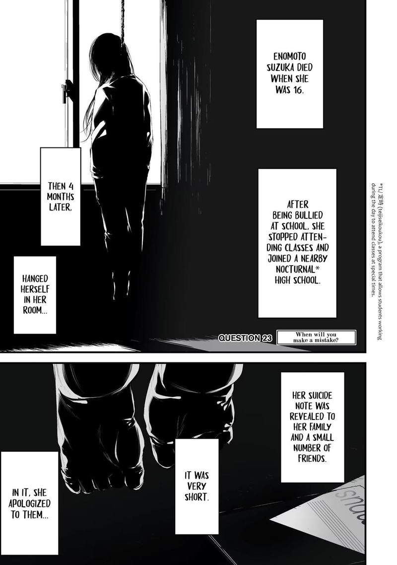 Tsurenai Hodo Aokute Azatoi Kurai Ni Akai Chapter 23 Page 1
