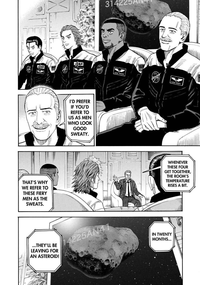 Uchuu Kyoudai Chapter 217 Page 14