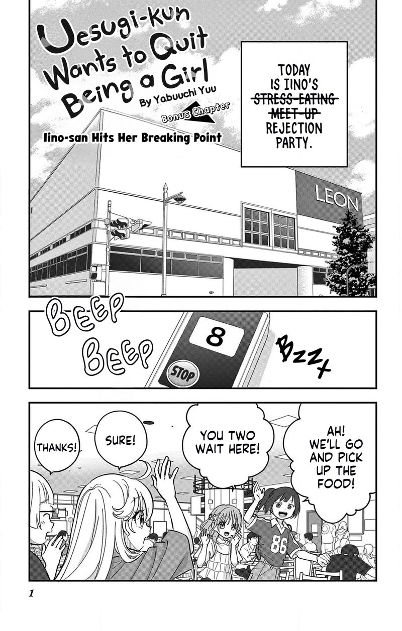 Uesugi Kun Wa Onnanoko Wo Yametai Chapter 18e Page 1