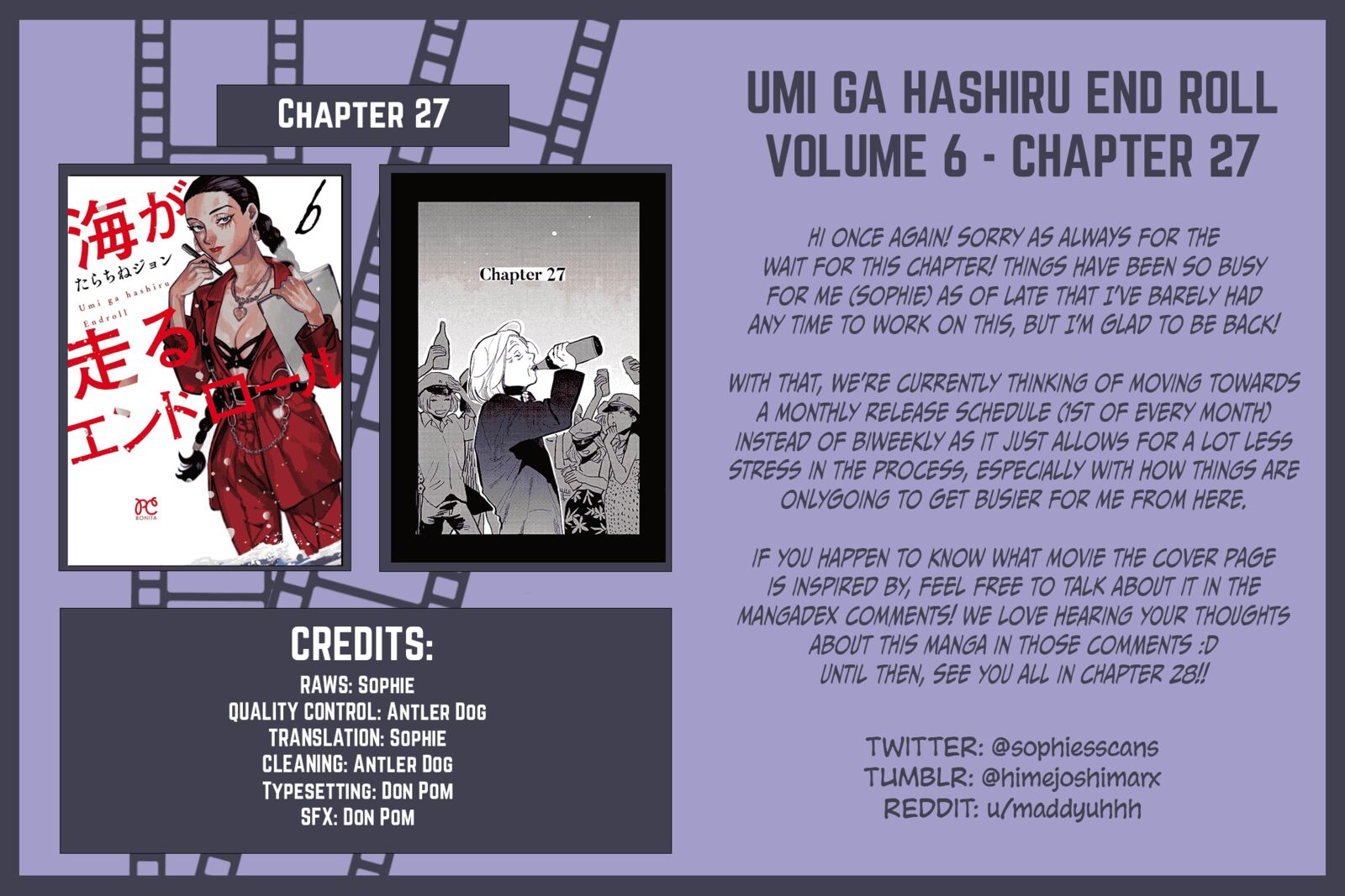 Umi Ga Hashiru End Roll Chapter 27 Page 31