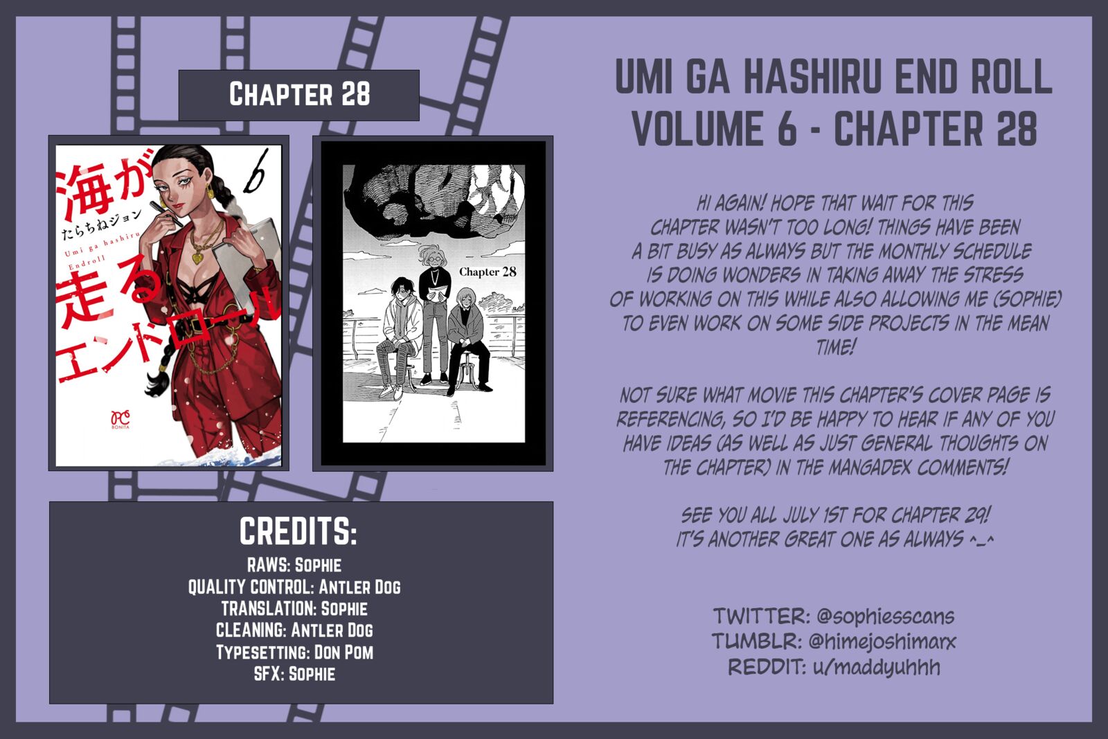 Umi Ga Hashiru End Roll Chapter 28 Page 29