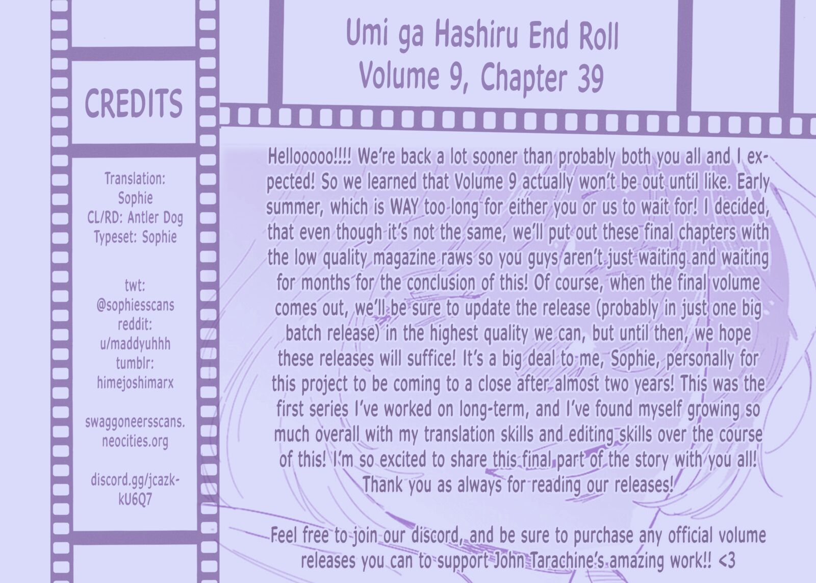 Umi Ga Hashiru End Roll Chapter 39 Page 29