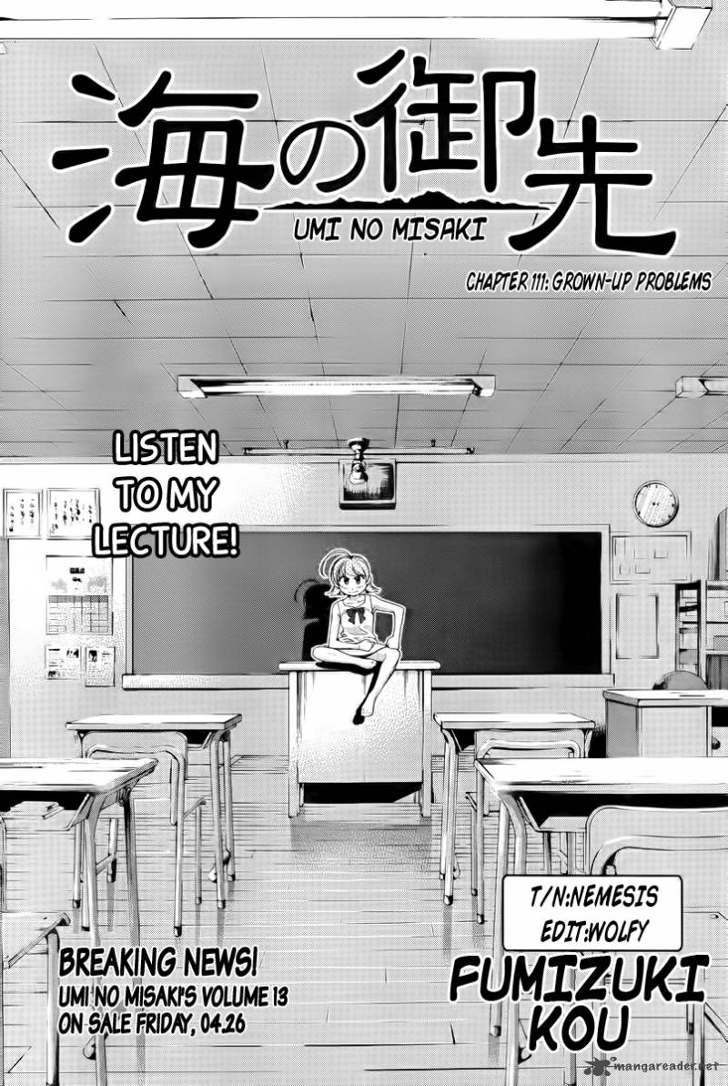 Umi No Misaki Chapter 111 Page 1