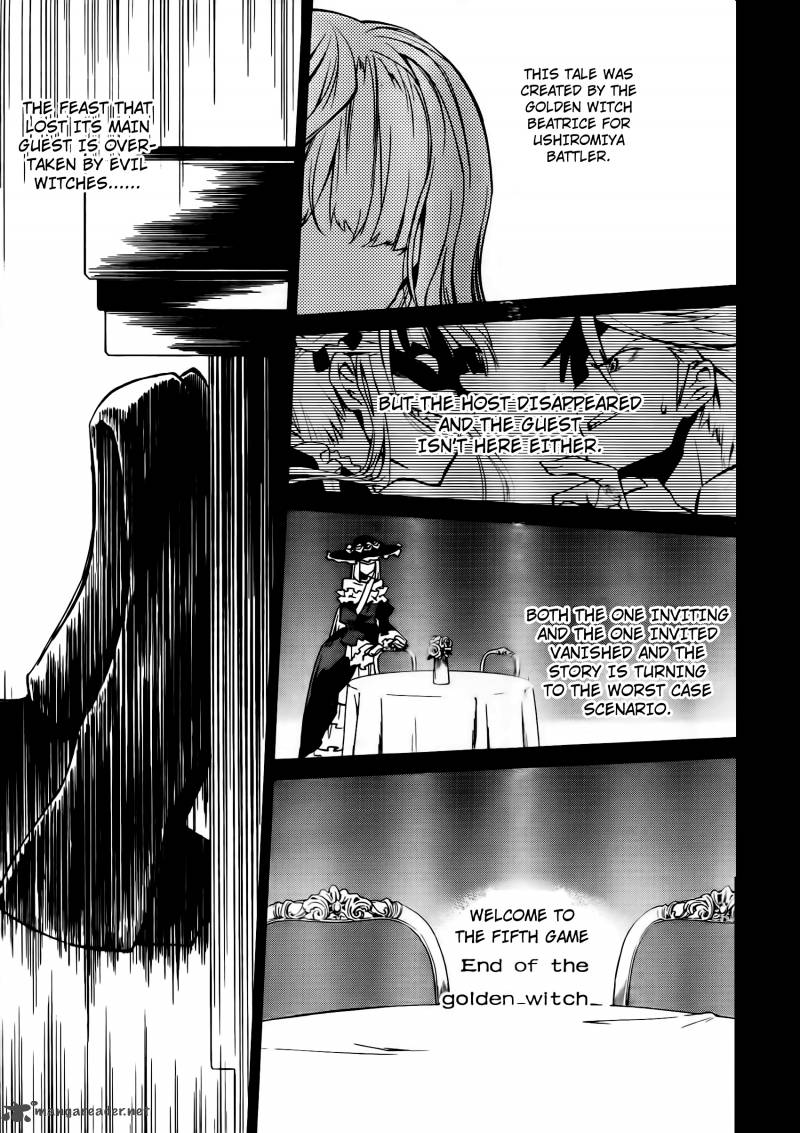 Umineko No Naku Koro Ni Chiru Episode 5 End Of The Golden Witch Chapter 11 Page 31