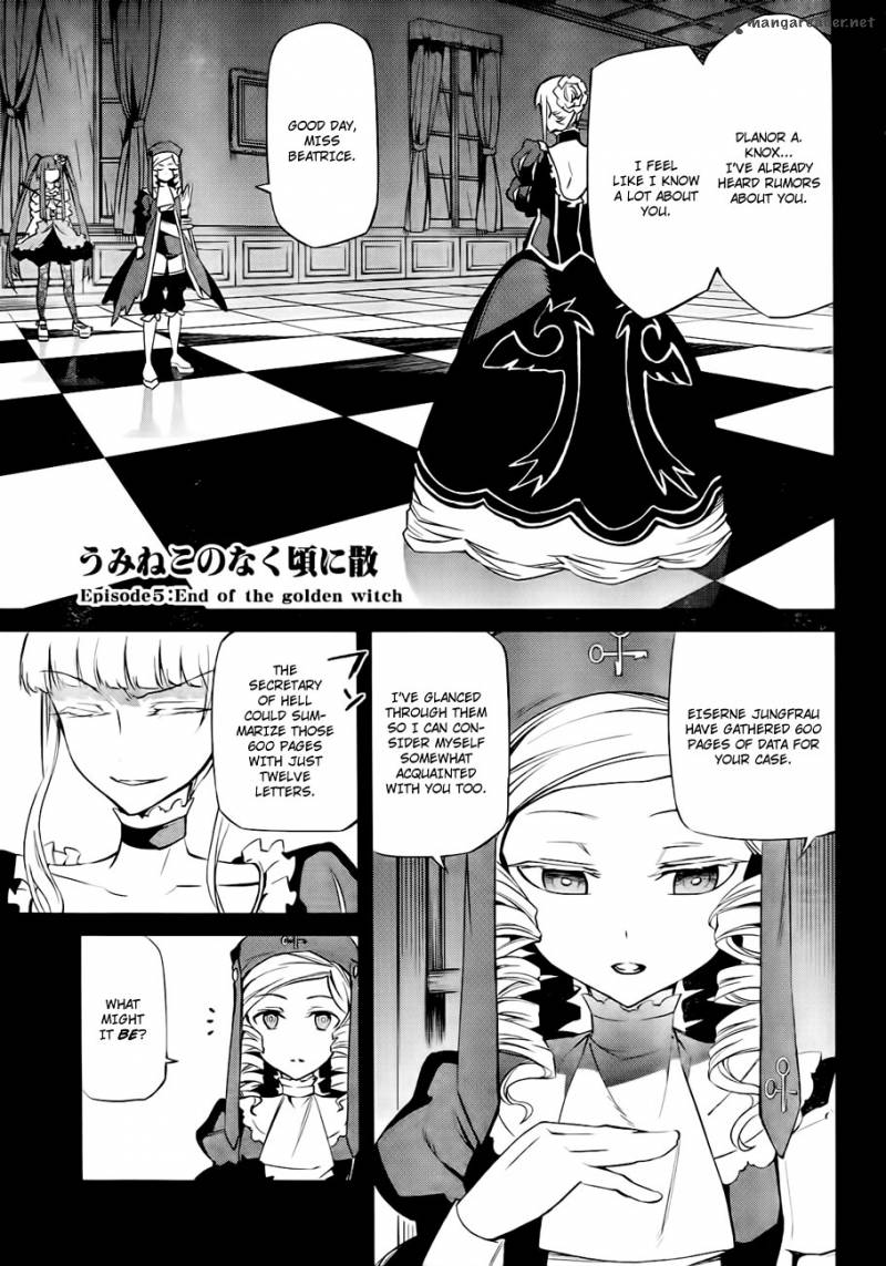 Umineko No Naku Koro Ni Chiru Episode 5 End Of The Golden Witch Chapter 15 Page 1