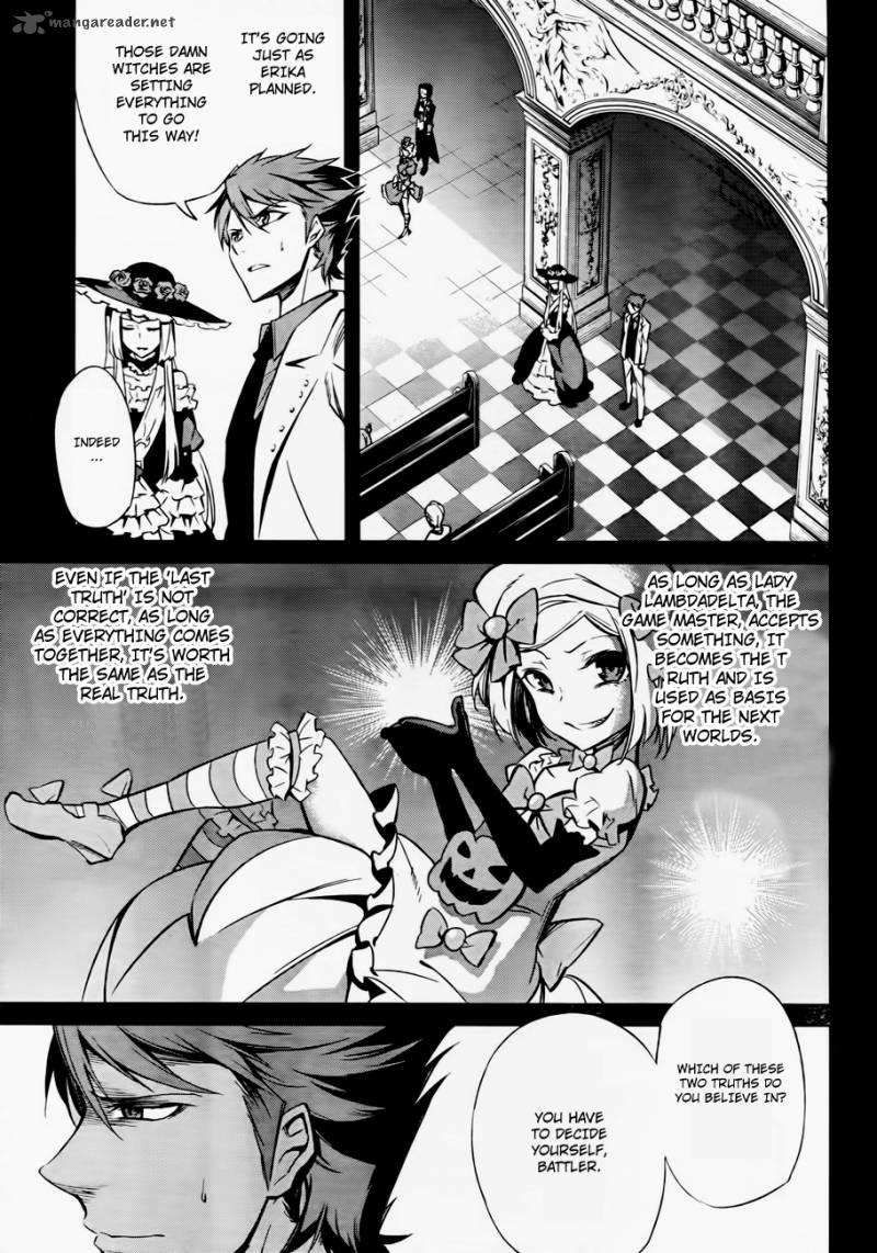 Umineko No Naku Koro Ni Chiru Episode 5 End Of The Golden Witch Chapter 22 Page 28