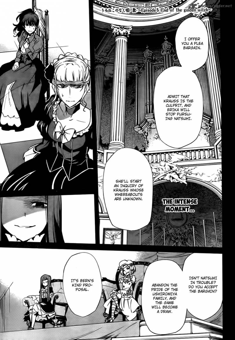 Umineko No Naku Koro Ni Chiru Episode 5 End Of The Golden Witch Chapter 23 Page 1