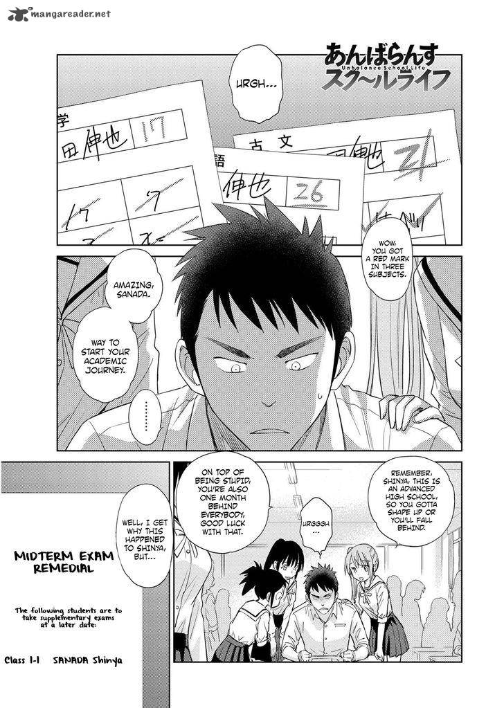 Unbalance School Life Chapter 8 Page 1