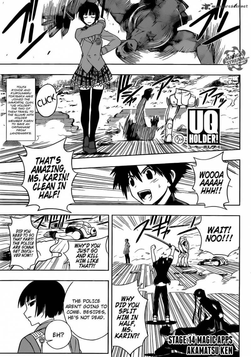 Uq Holder Chapter 14 Page 1