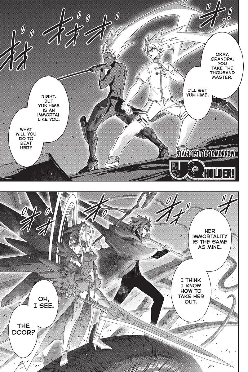 Uq Holder Chapter 191 Page 1