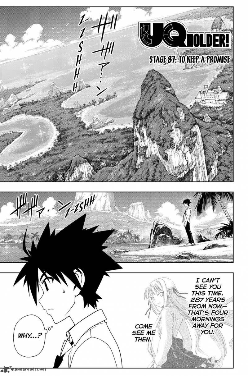 Uq Holder Chapter 87 Page 1