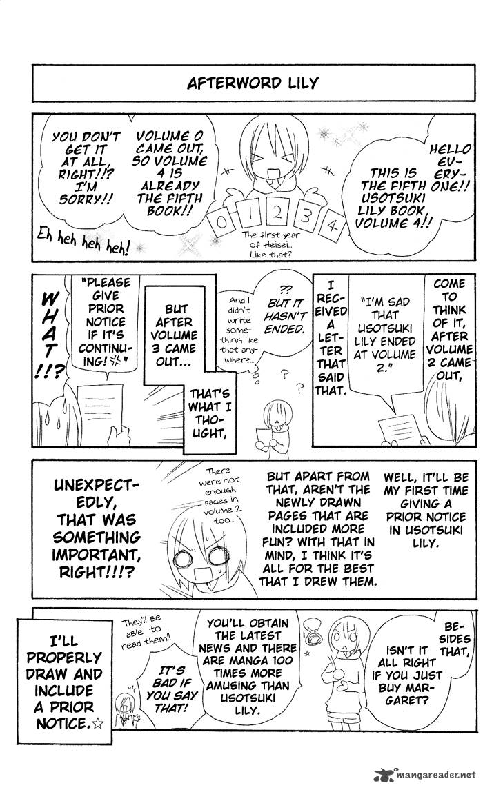 Usotsuki Lily Chapter 27 Page 30