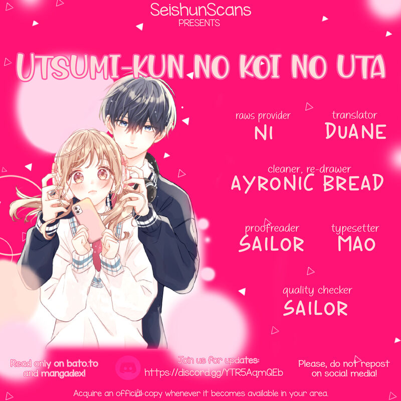 Utsumi Kun No Koi No Uta Chapter 2 Page 1