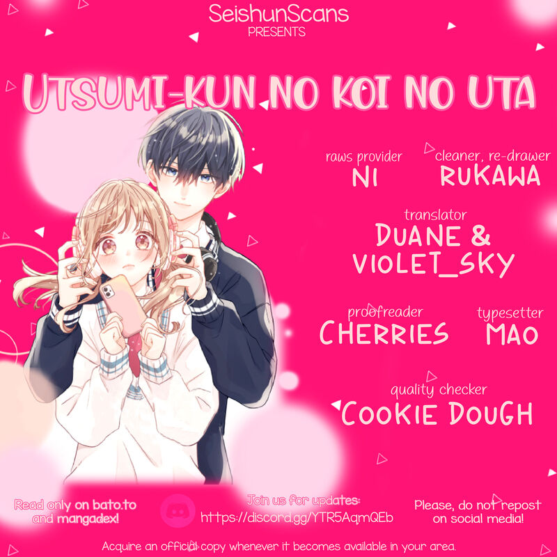 Utsumi Kun No Koi No Uta Chapter 3 Page 1