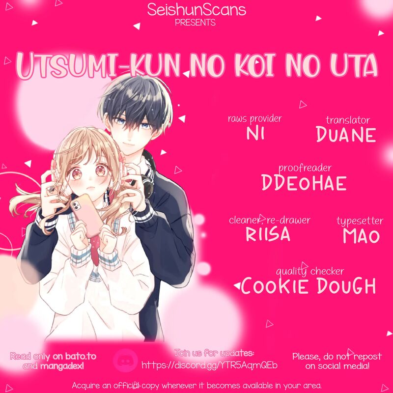 Utsumi Kun No Koi No Uta Chapter 6 Page 1