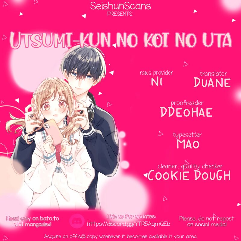 Utsumi Kun No Koi No Uta Chapter 8 Page 1