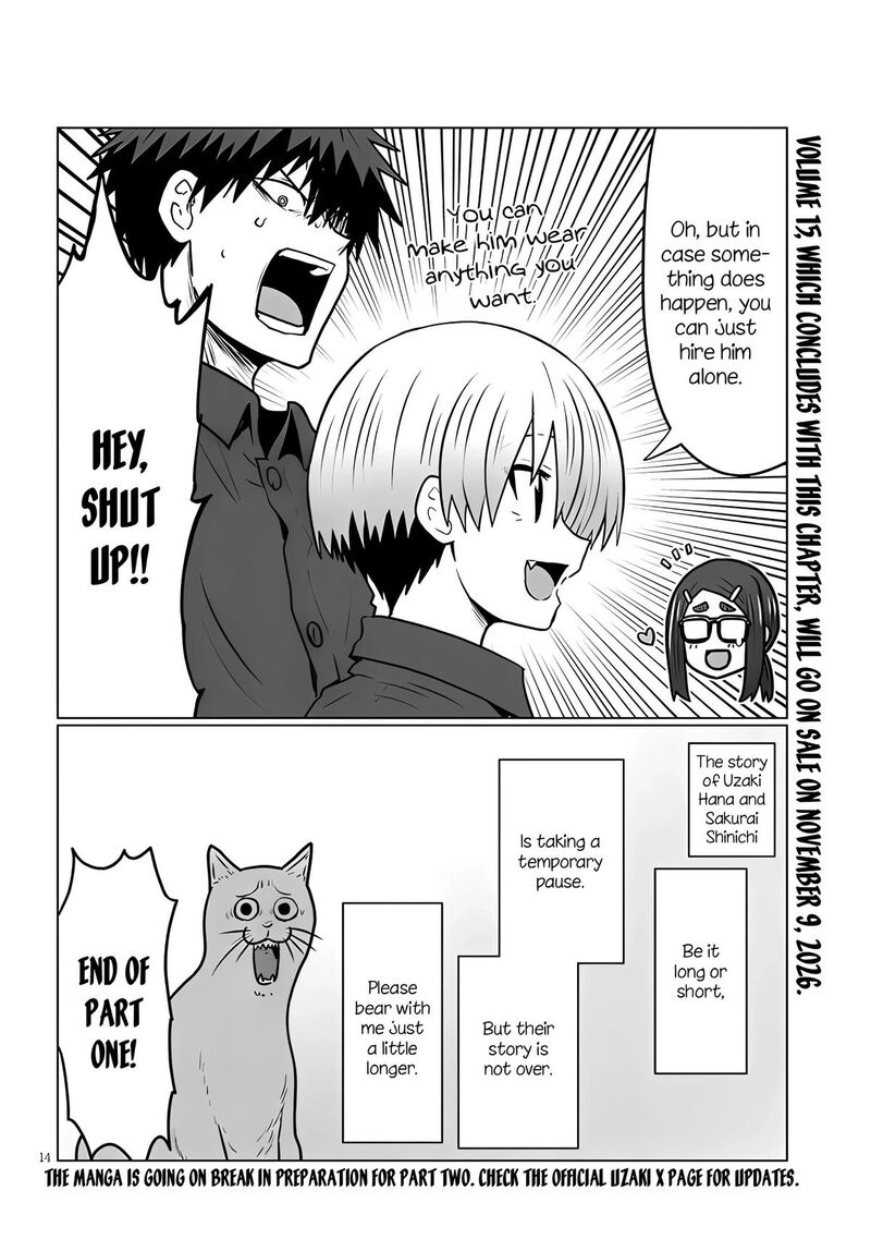 Uzaki Chan Wa Asobitai Chapter 142 Page 14