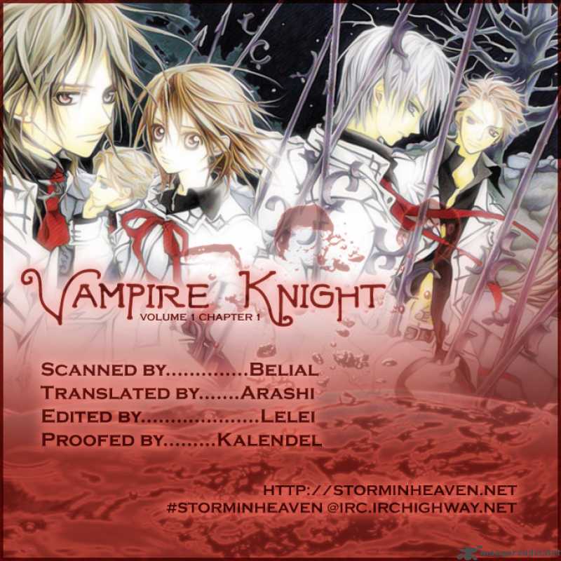 Vampire Knight Chapter 1 Page 1