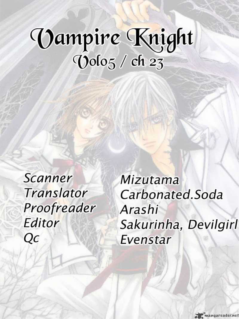 Vampire Knight Chapter 23 Page 1