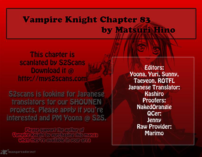 Vampire Knight Chapter 83 Page 1