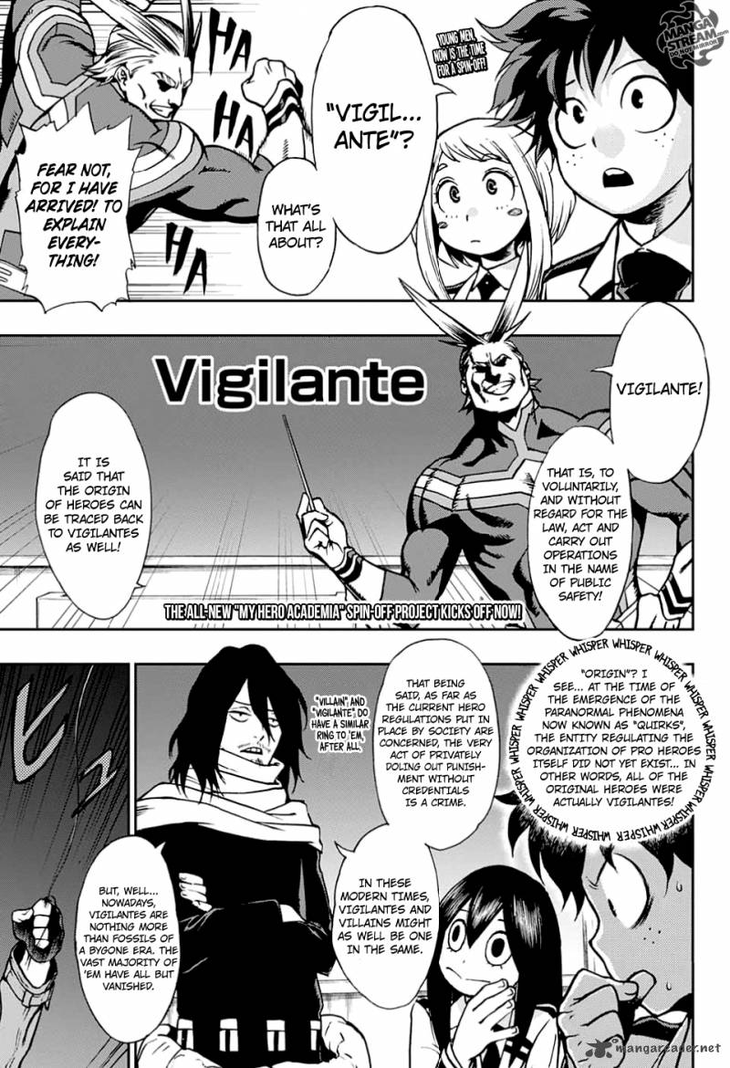 Vigilante Boku No Hero Academia Illegals Chapter 1 Page 1