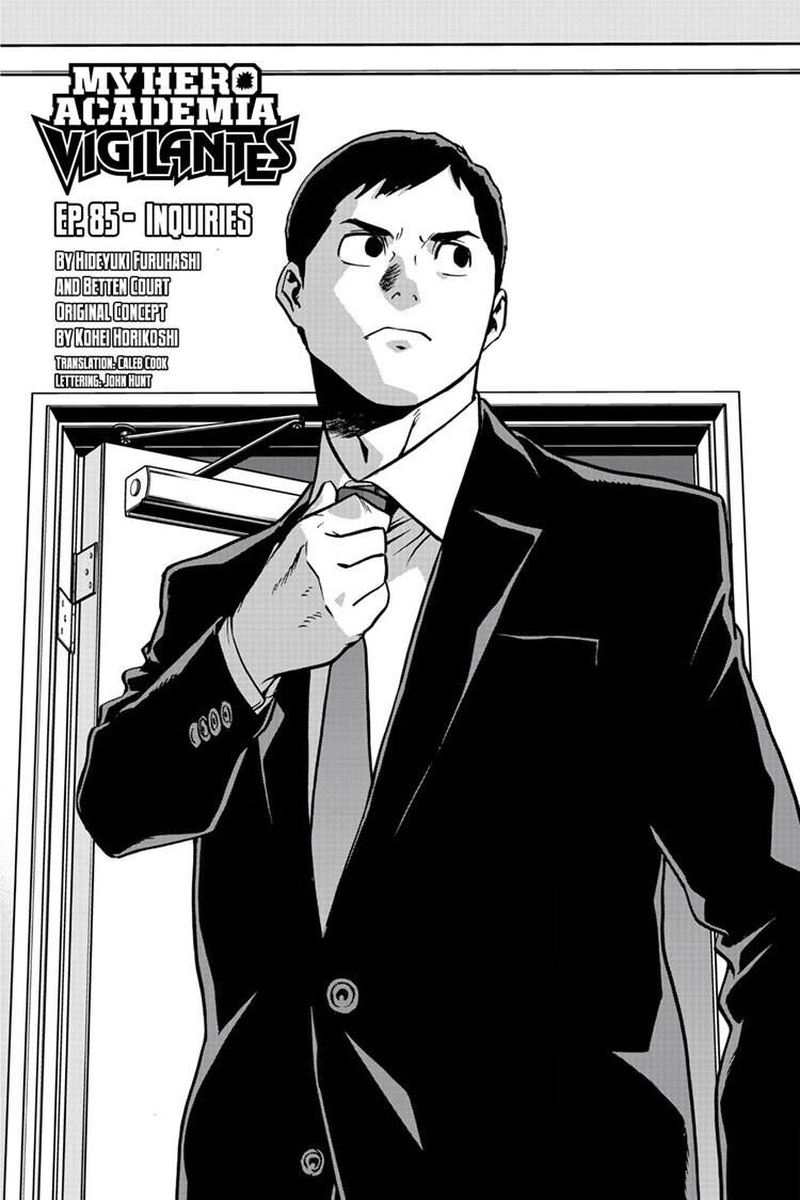 Vigilante Boku No Hero Academia Illegals Chapter 85 Page 1