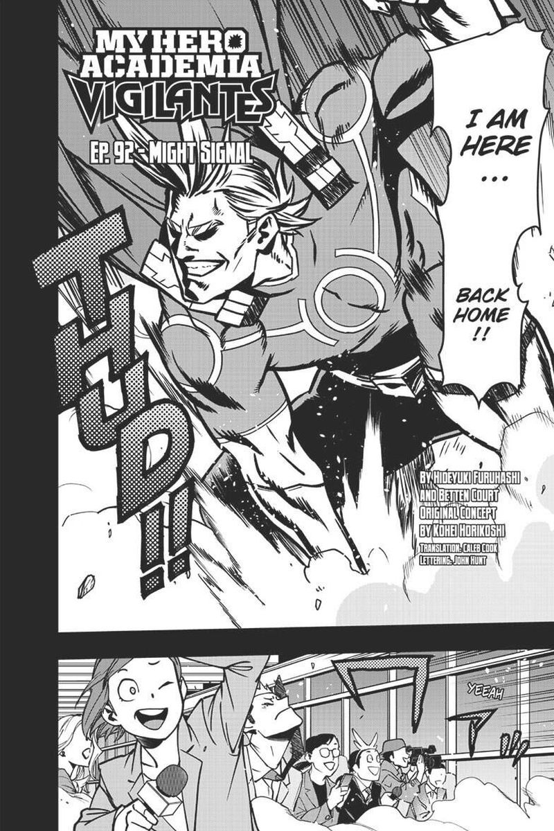 Vigilante Boku No Hero Academia Illegals Chapter 92 Page 2