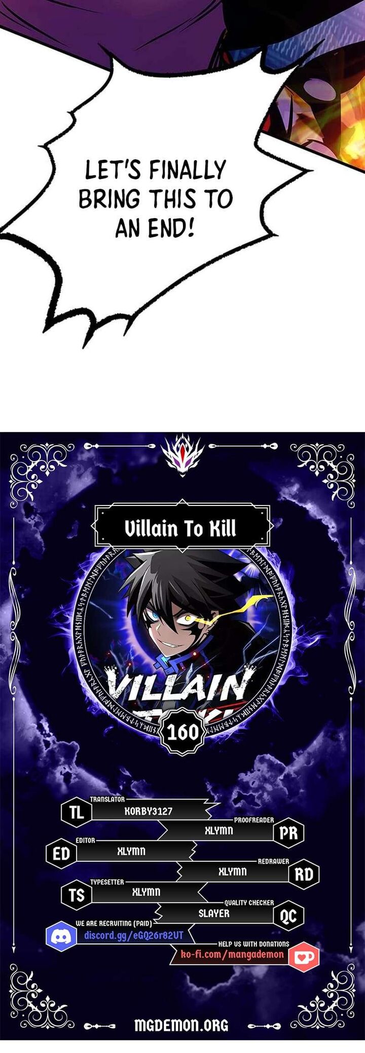 Villain To Kill Chapter 160 Page 3