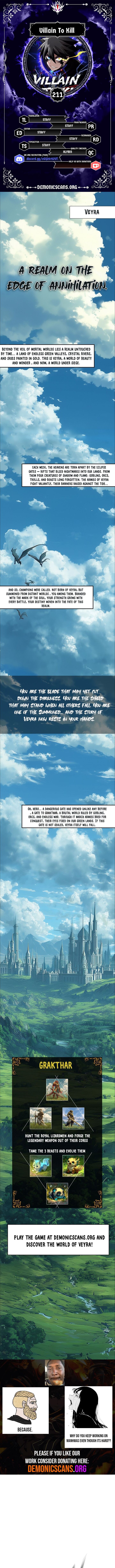 Villain To Kill Chapter 211 Page 1