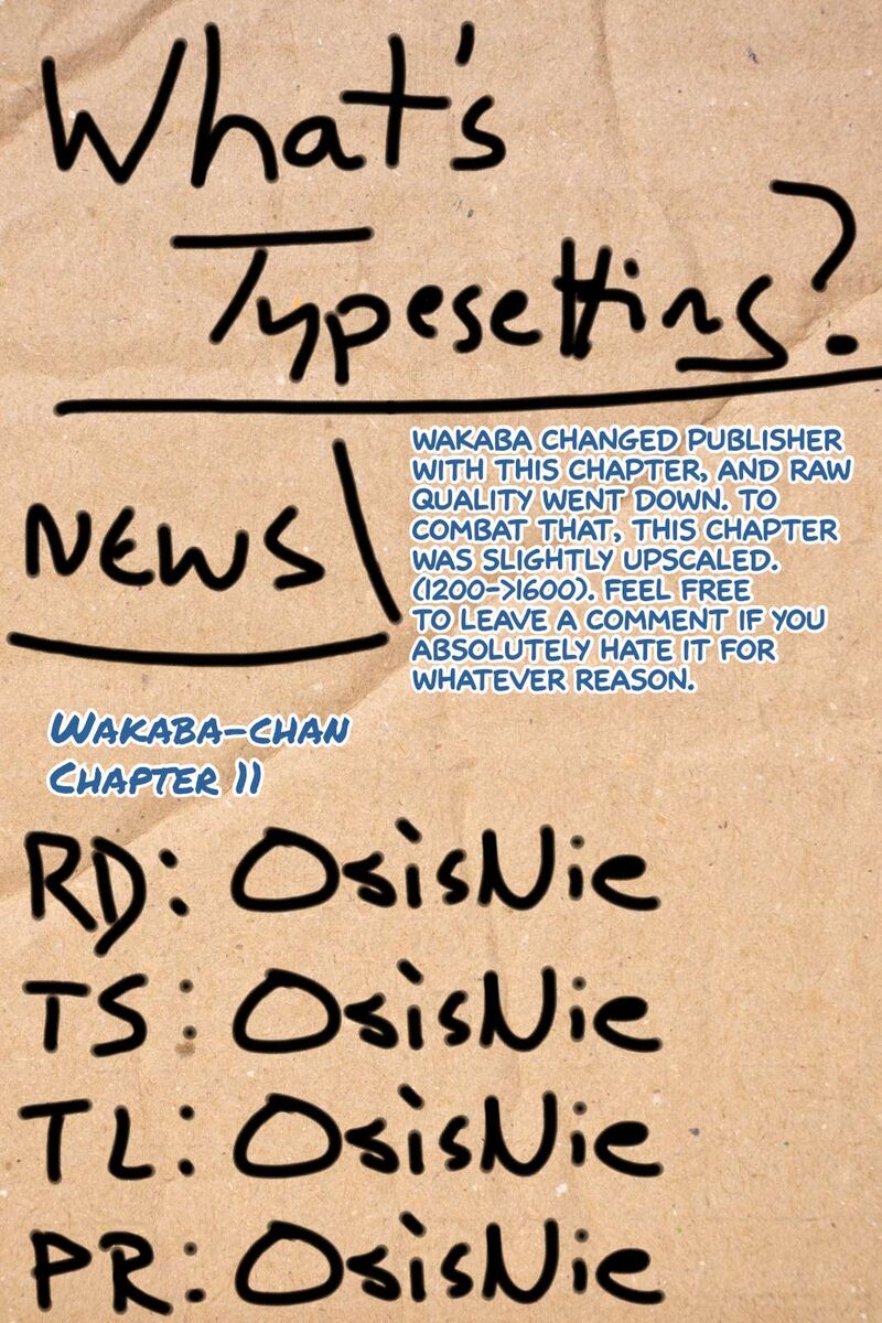 Wakaba Chan Wa Wakarasetai Chapter 11 Page 11