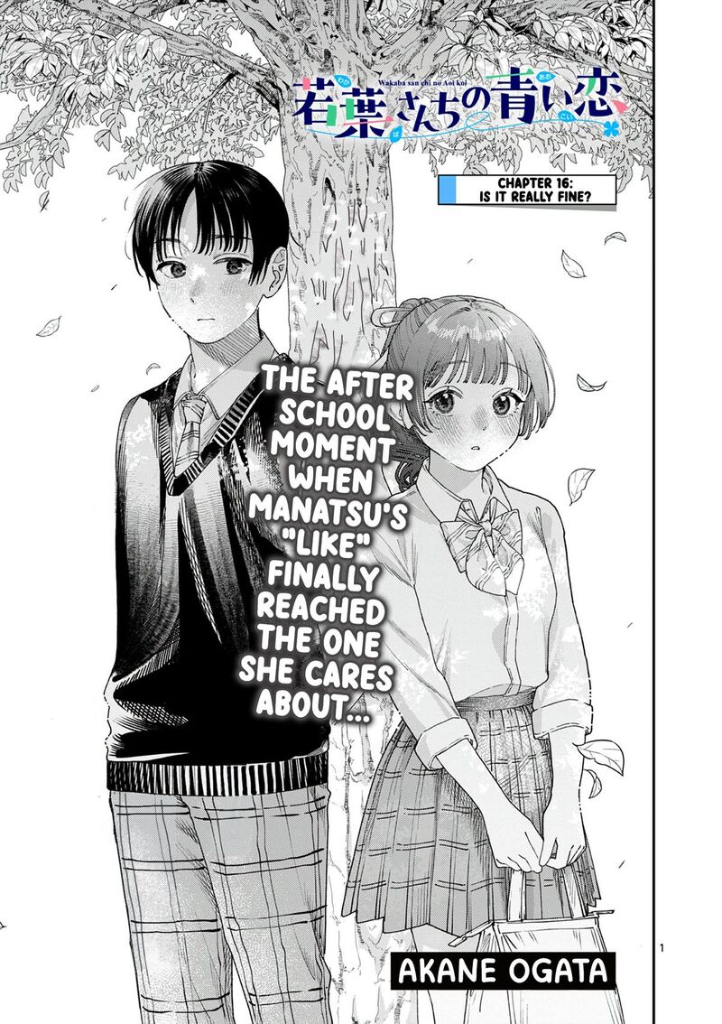 Wakaba San Chi No Aoi Koi Chapter 16 Page 1