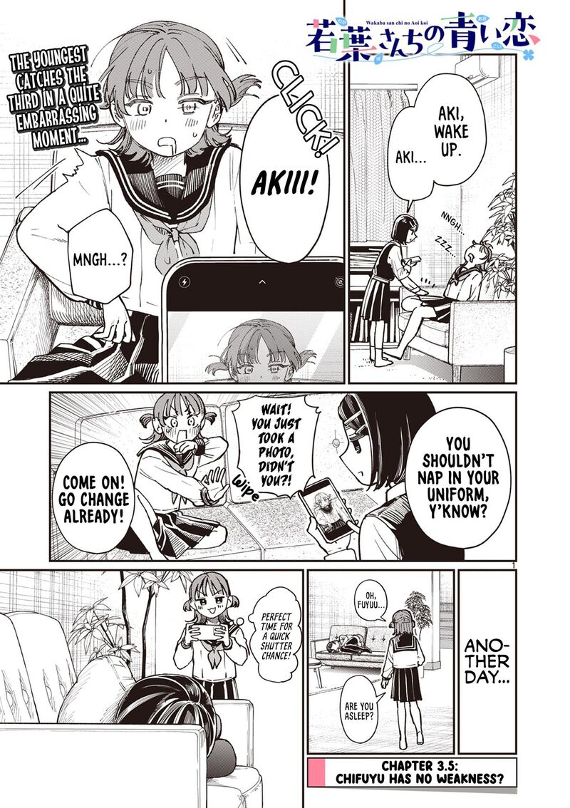 Wakaba San Chi No Aoi Koi Chapter 3e Page 1