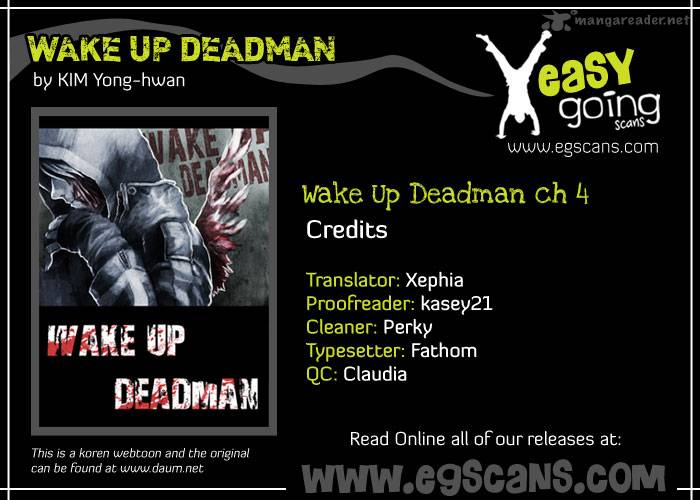Wake Up Deadman Chapter 4 Page 1