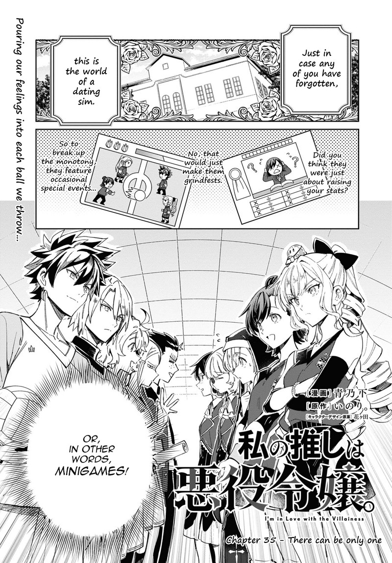 Watashi No Oshi Wa Akuyaku Reijou Chapter 35 Page 4