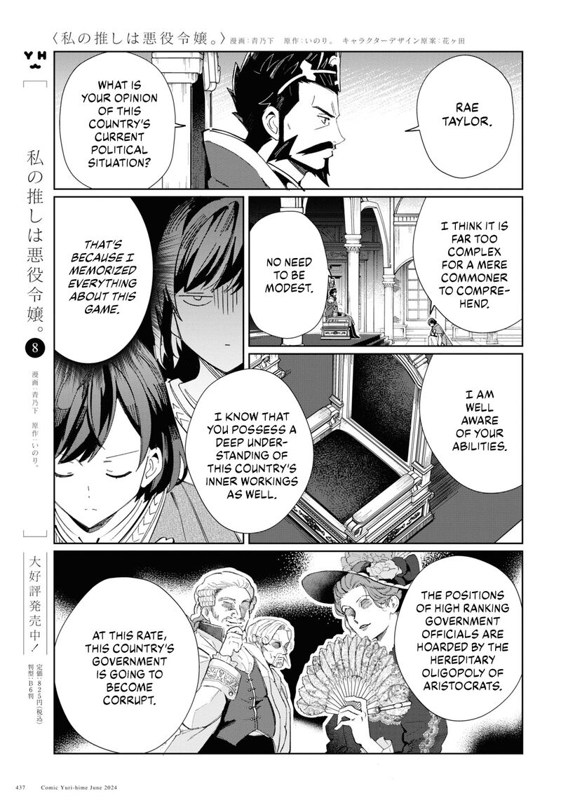 Watashi No Oshi Wa Akuyaku Reijou Chapter 41 Page 6