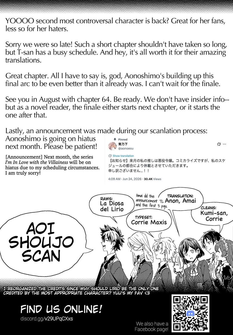 Watashi No Oshi Wa Akuyaku Reijou Chapter 63 Page 25