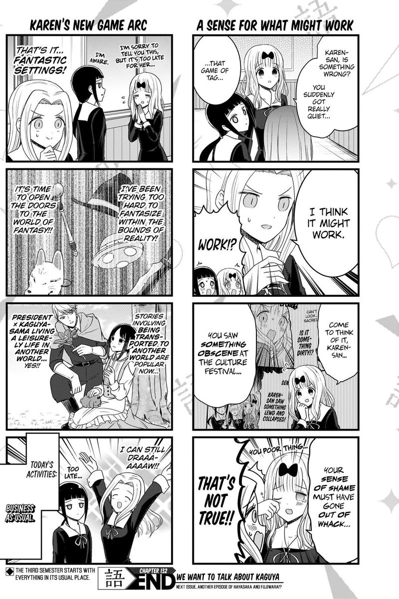 We Want To Talk About Kaguya Chapter 132 Page 4