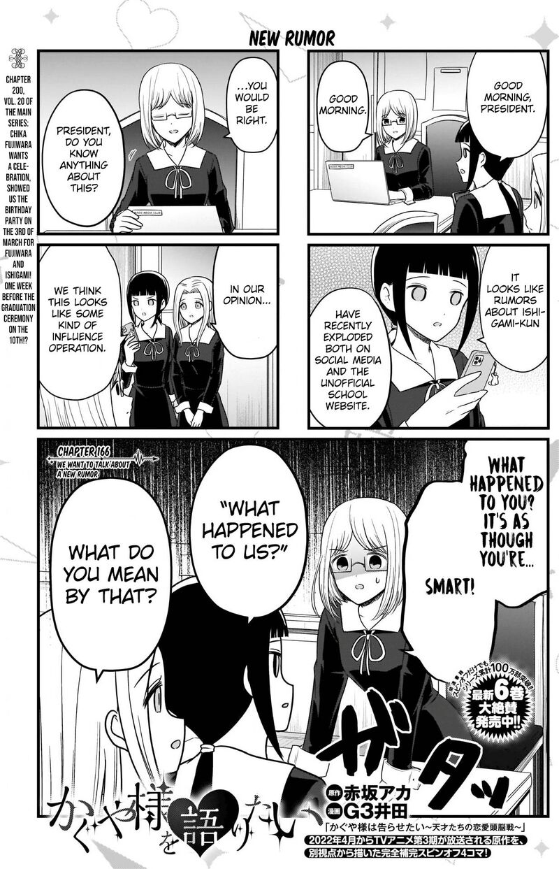 We Want To Talk About Kaguya Chapter 166 Page 2