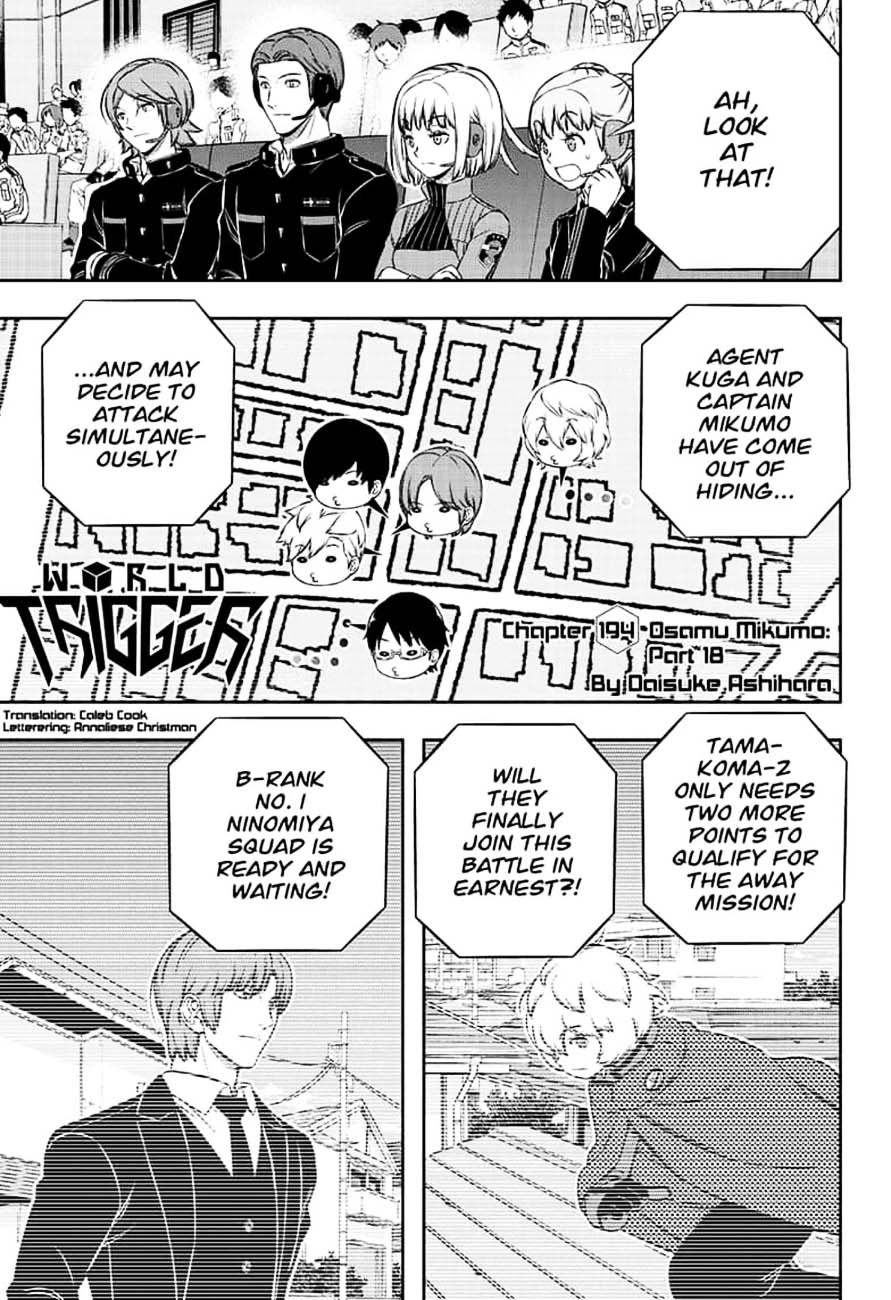 World Trigger Chapter 194 Page 1
