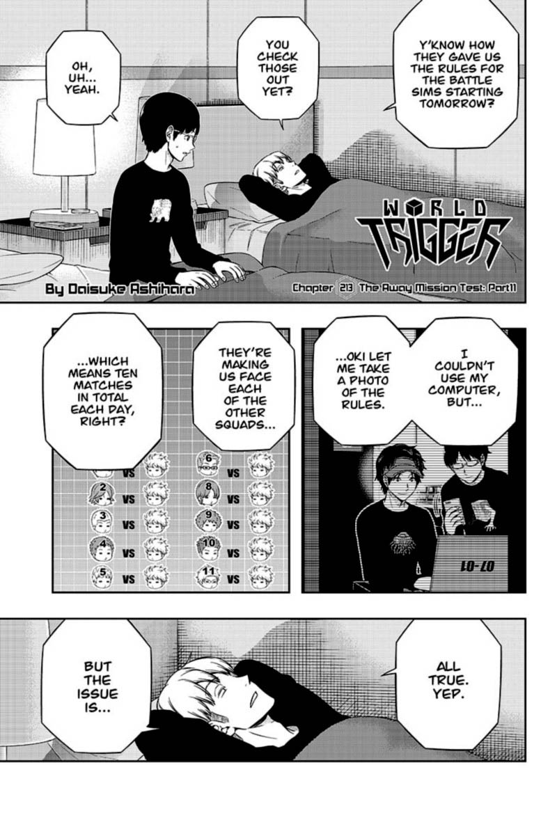World Trigger Chapter 213 Page 1