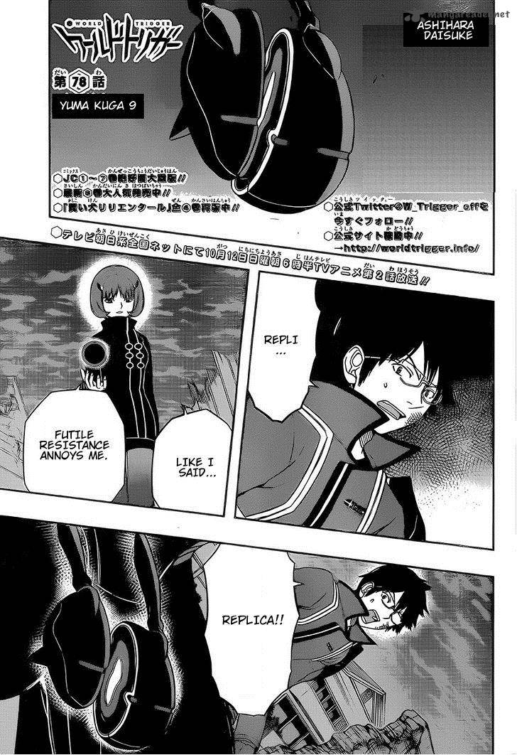 World Trigger Chapter 78 Page 1