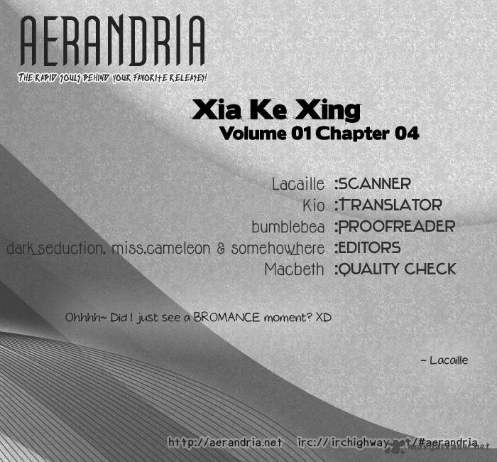 Xia Ke Xing Chapter 4 Page 1
