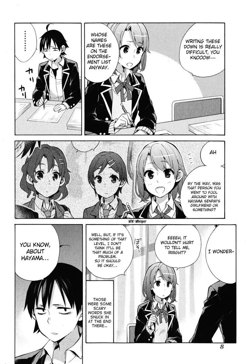 Yahari Ore No Seishun Rabukome Wa Machigatte Iru Mougenroku Chapter 34 Page 11