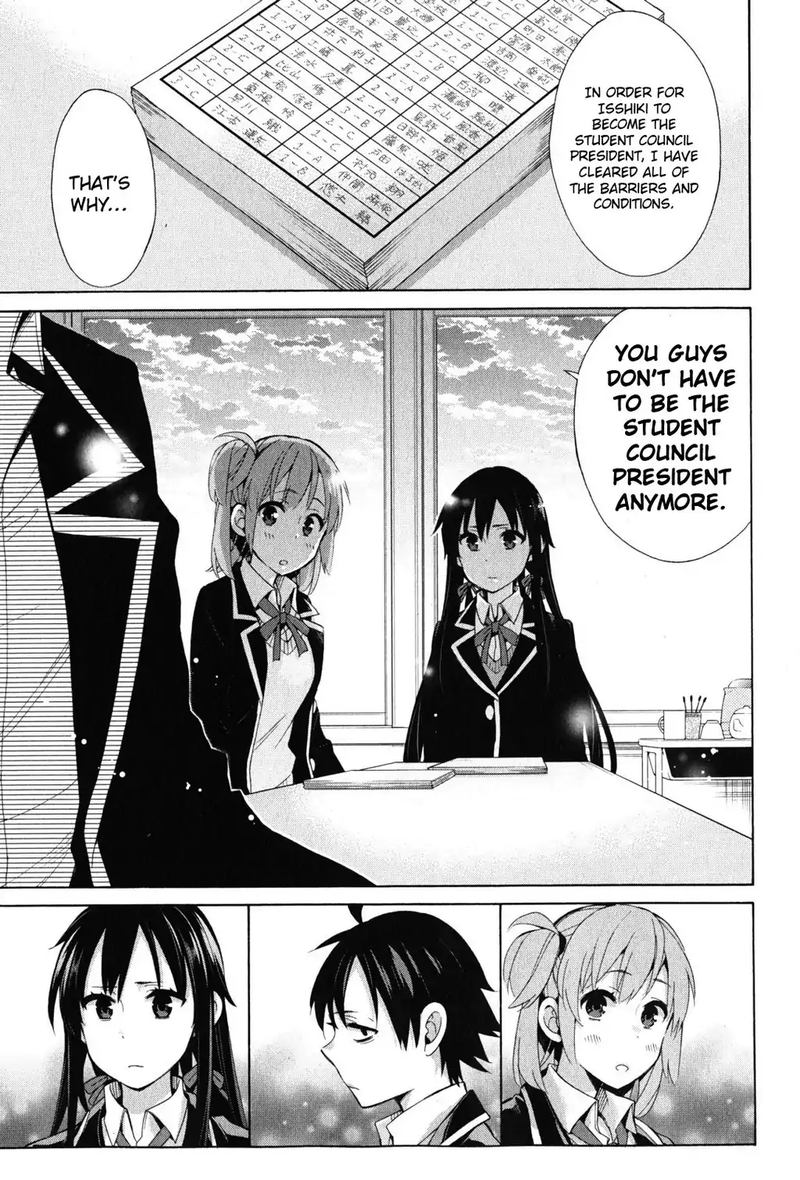 Yahari Ore No Seishun Rabukome Wa Machigatte Iru Mougenroku Chapter 34 Page 28